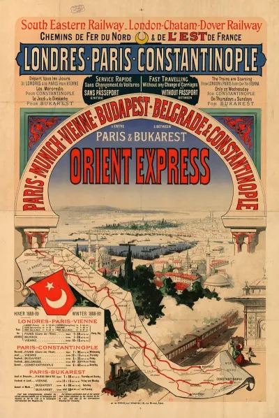 Londres Paris Constantinople Orient Express