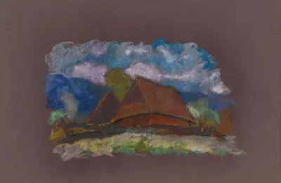 Lonely House In A Village