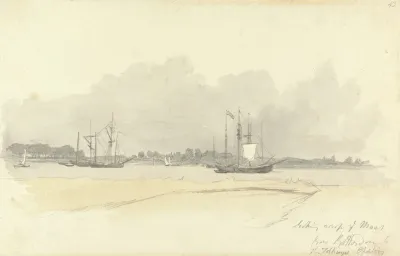 Looking Across The Maas From Rotterdam
