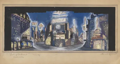 Looking Backward Times Square