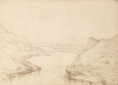 Looking North From Black Stream Bridge 6 September 1841