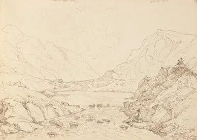 Looking South From The Black Stream Bridge 6 September 1841