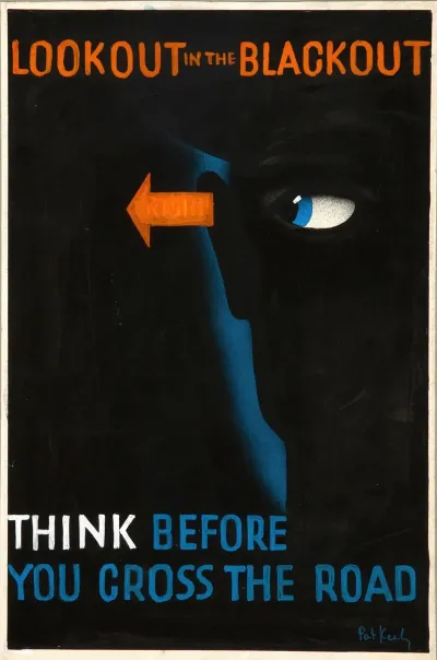 Lookout In The Blackout Think Before You Cross The Road