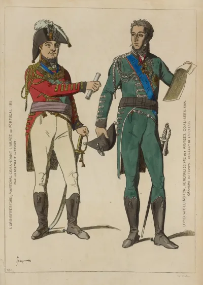 Lord Beresford Marechal Comandant Larmee De Portugal 1811