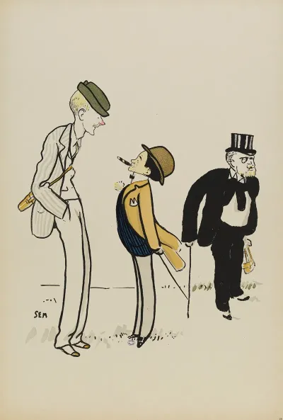 Lord Carnavon Le Jockey Tod Sloan Sem Et Monsieur Broet