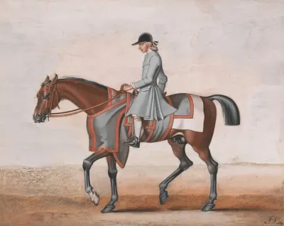 Lord Godolphins White Foot A Very Famous Horse That Was Never Beat