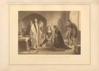 Lord William Russell Receiving The Sacrament Prior To His Execution Alexander Johnston