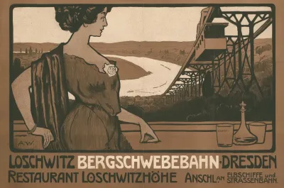 Loschwitz Bergschwebebahn Dresden Restaurant Loschwitzhohe
