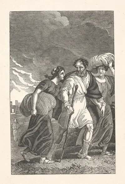 Lot Retiring From Sodom