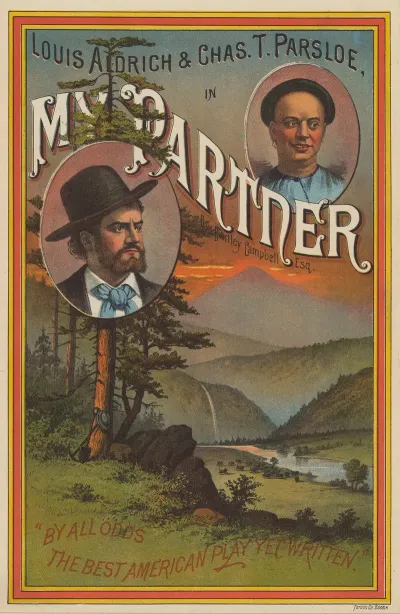 Louis Aldrich And Chas T Parsloe In My Partner By Bartley Campbell