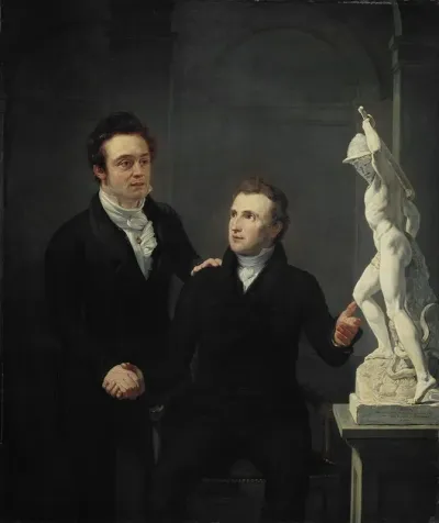 Louis Royer Sculptor And Albertus Bernardus Roothaan Stockbroker Friend Of The Arts And Patron Of The Sciences