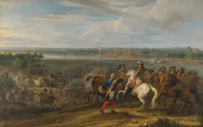 Louis Xiv Crossing Into The Netherlands At Lobith 2
