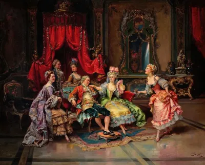 Louis Xv In The Throne Room 2