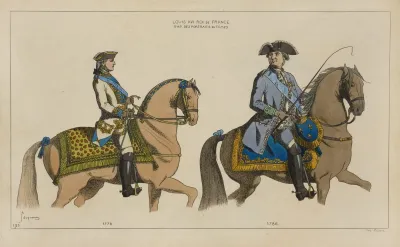 Louis Xvi Roi De France Dapres Des Portraits Du Temps 1778 1786