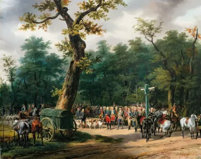 Louis Xvis Last Hunt At Fontainebleau