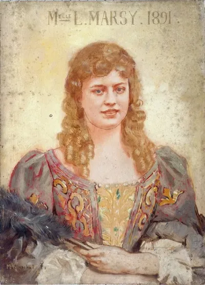 Louise Marsy 1866 1942 Societaire De La Comedie Francaise En Costume De Scene