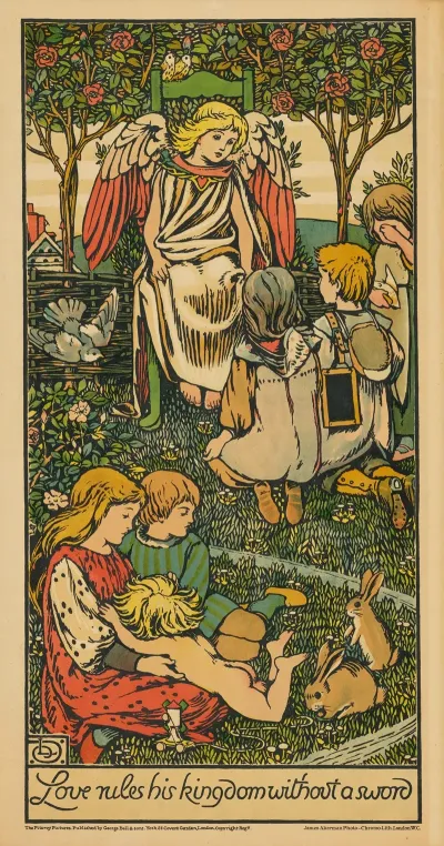Love Rules His Kingdom Without A Sword Panneau Decoratif Aus Der Serie The Childs Garden