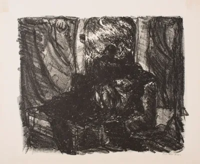 Love Scene Plate 7 From The Series The Return Of Eurydice Three Cantos