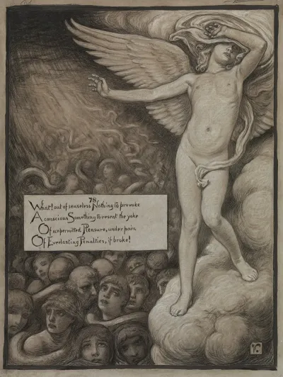 Love Shrinking Affrighted At The Sight Of Hell
