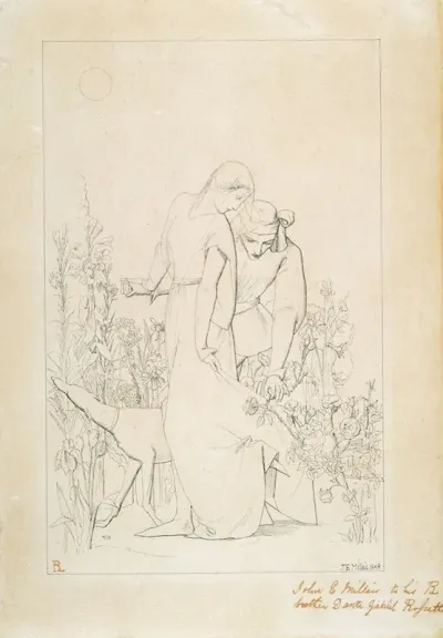 Lovers By A Rosebush 2