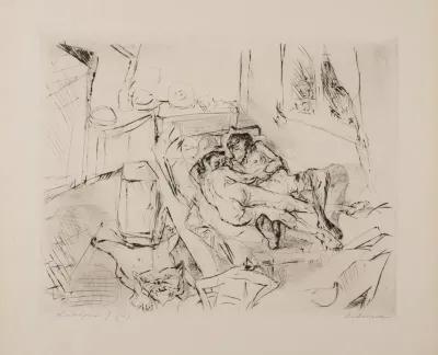 Lovers I Plate 4 From The Portfolio Faces