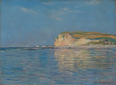 Low Tide At Pourville Near Dieppe 1882
