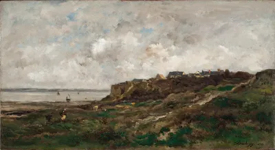 Low Tide At Villerville