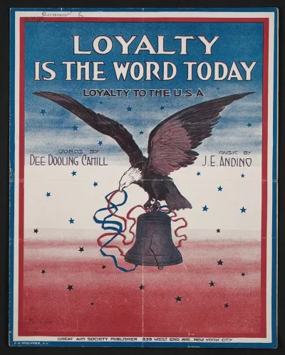 Loyalty Is The Word Today Loyalty To The U S A