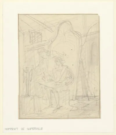 Lucas Van Leyden Aan Het Werk