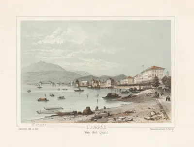 Lucerne Vue Des Quais