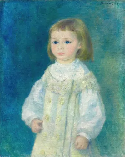 Lucie Berard Child In White