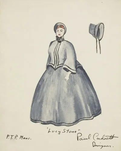 Lucy Stone Blue Grey Dress With Crinoline
