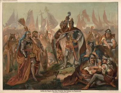 Ludwig Des Bayern Sieg Uber Friedrich Den Schonen Von Oesterreich Bei Amnfing Und Muhldorf 1322