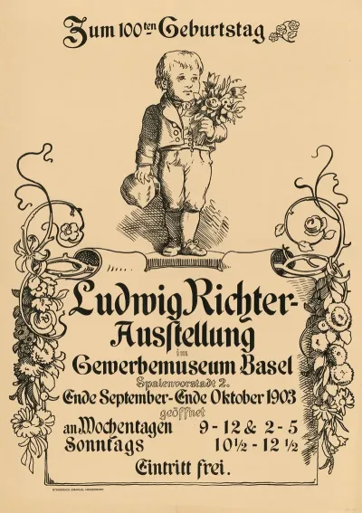 Ludwig Richter Ausstellung Im Gewerbemuseum Basel 1903