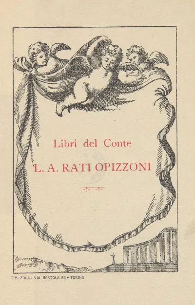 Luigi Amedeo Rati Opizzoni Di Torre 1877 1946 Ekslibris 2