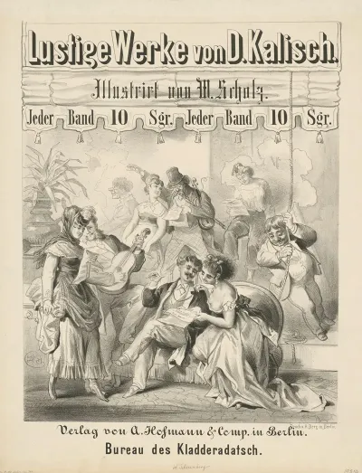 Lustige Werke Von D Kalisch Illustriert Von W Scholz