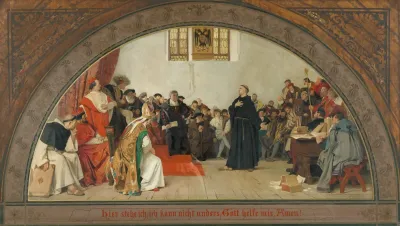 Luther Vor Dem Reichstag Zu Worms