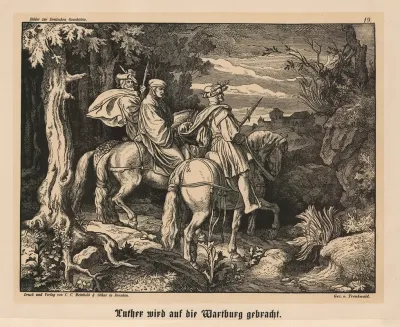 Luther Wird Auf Die Wartburg Gebracht