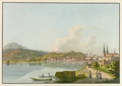Luzern Von Der Ziegelhutte Gezeichnet