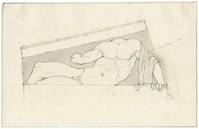 Lying Hero Or Divinity After The West Pediment Of The Parthenon Possibly Ilissos