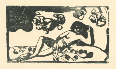 Lying Tahitian Woman