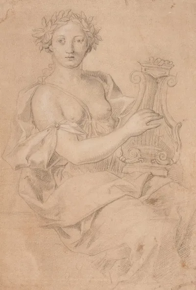 Lyrespillende Muse Erato
