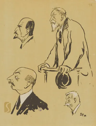 M Francois Deloncle M Berthelier M Maurice Violette Et Le General Quiquandon