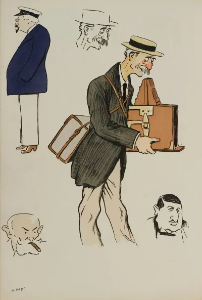 M Legru M Raphael M Landau Lucien Cahen