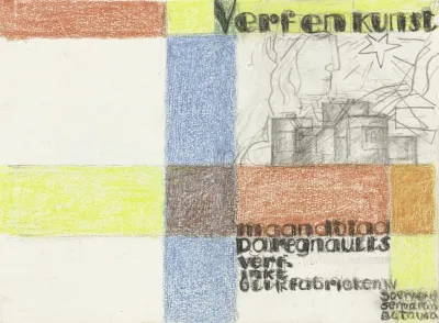 Maandblad Verf En Kunst Van P A Regnault Ontwerp In Kleur
