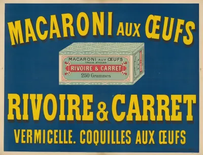 Macaroni Aux Oeufs Rivoire Carret Vermicelle Coquilles Aux Oeufs