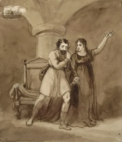 Macbeth And Lady Macbeth After The Murder Of Duncan