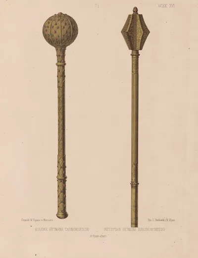 Mace Of Hetman Tarnowski And Buzdygan Mace Of Hetman Jablonowski
