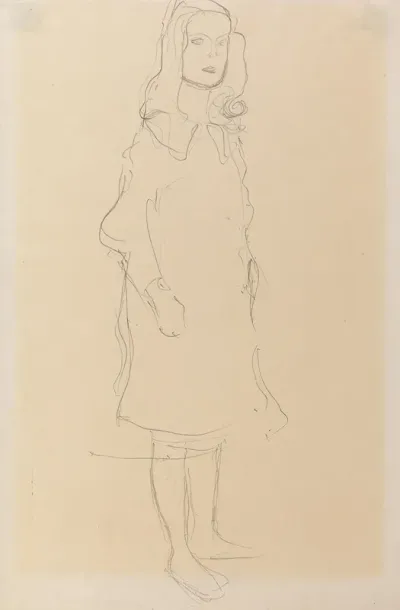 Mada Primavesi With Coat Standing