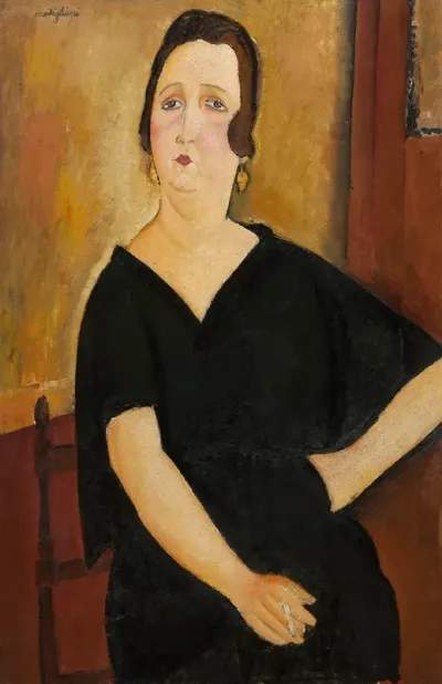 Madame Amedee Woman With Cigarette